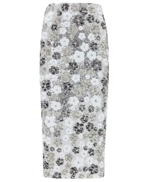 Winter Floral Garden Liza Skirt