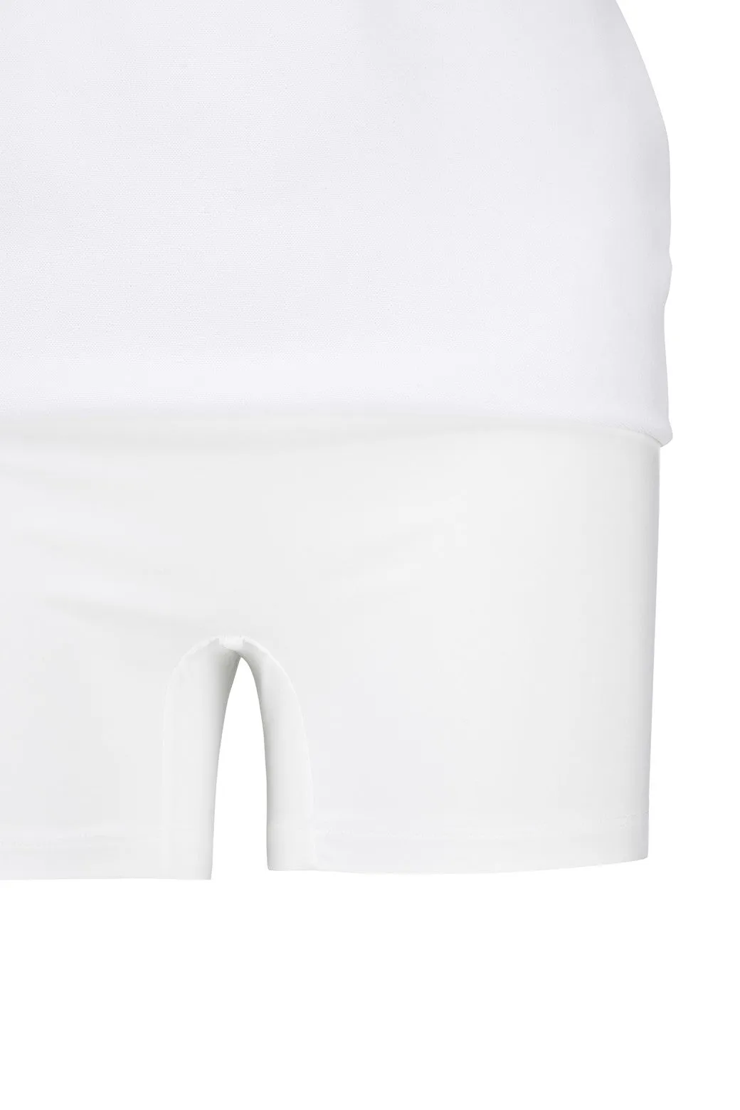 Women's ATHLETIC Tipping A-line Knit Skort White