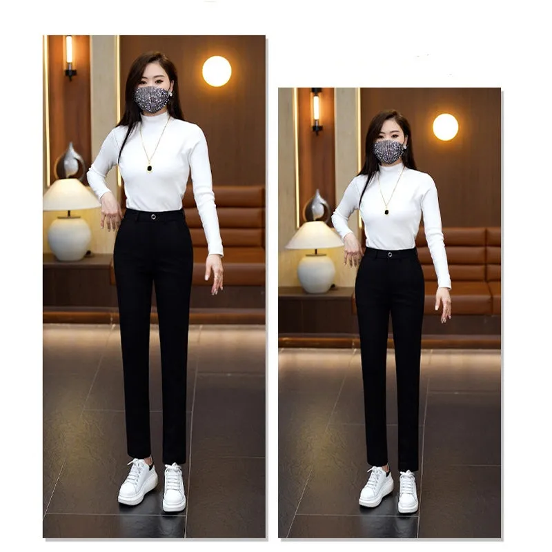 Women's Warm 3D Tailored Pants with Pockets