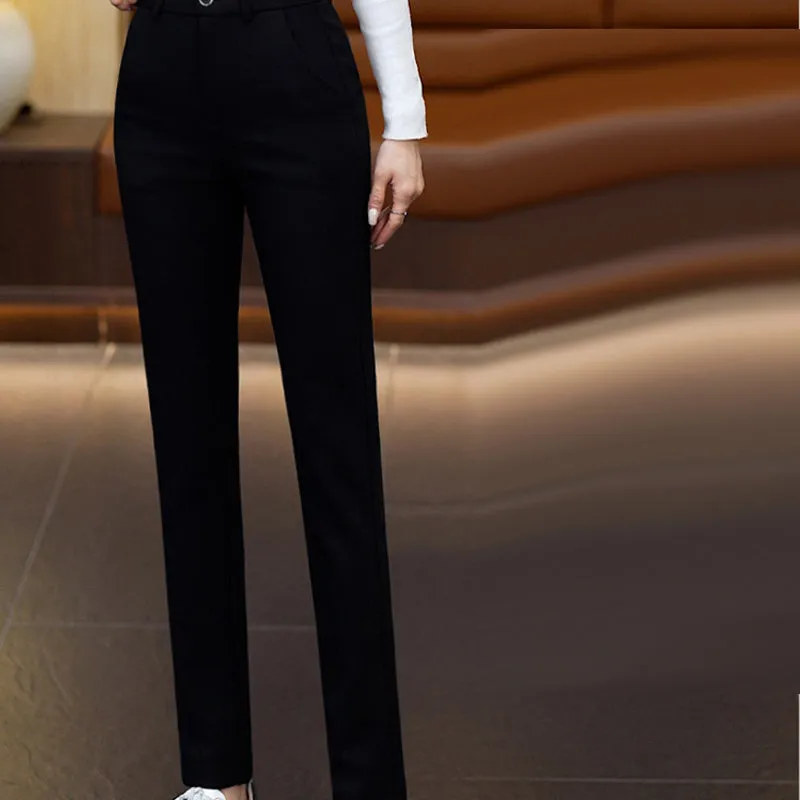 Women's Warm 3D Tailored Pants with Pockets