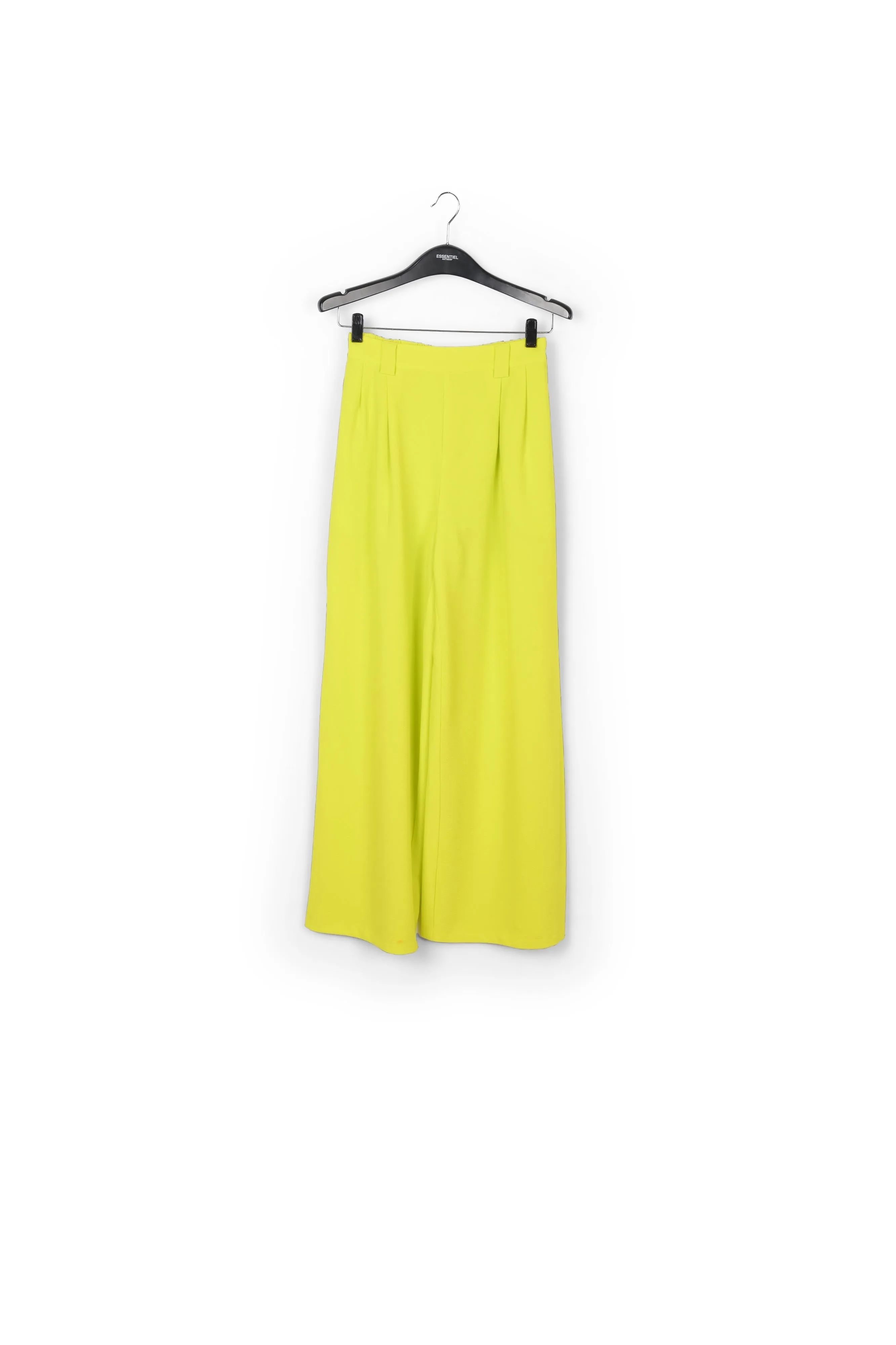 Yellow wide-leg pants