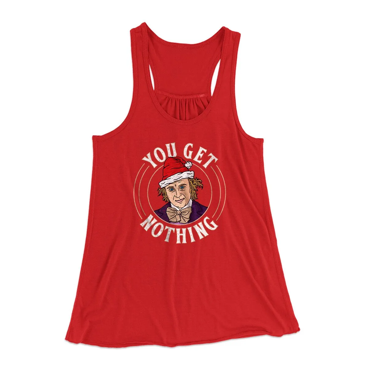 You Get Nothing Women's Flowey Racerback Tank Top