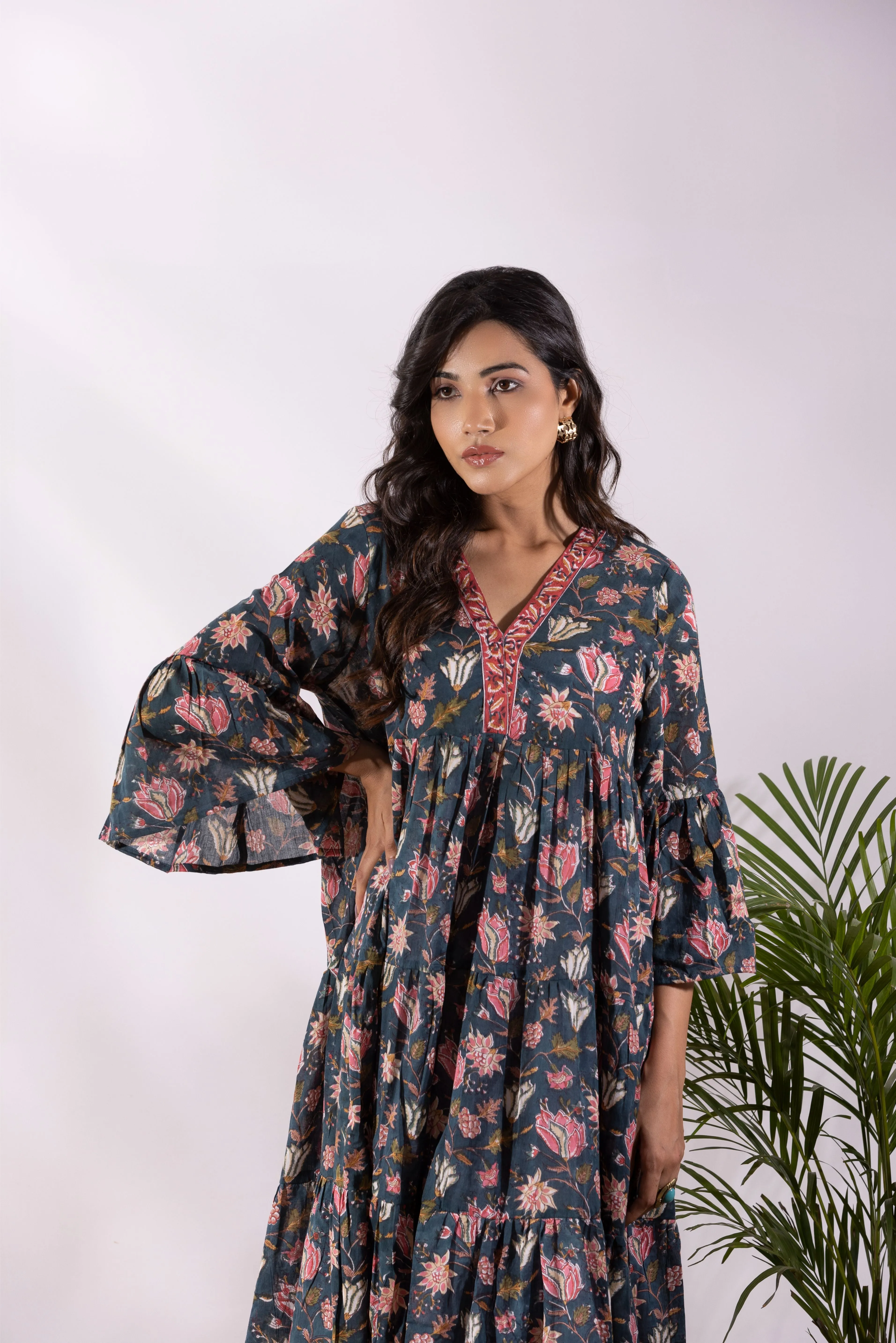 Zaki Tier Ruffle Dress