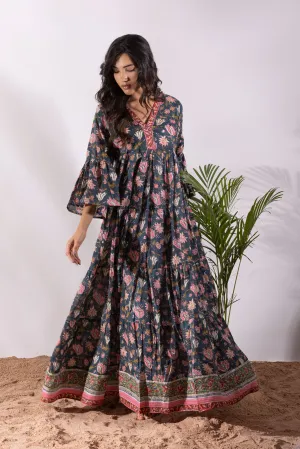 Zaki Tier Ruffle Dress