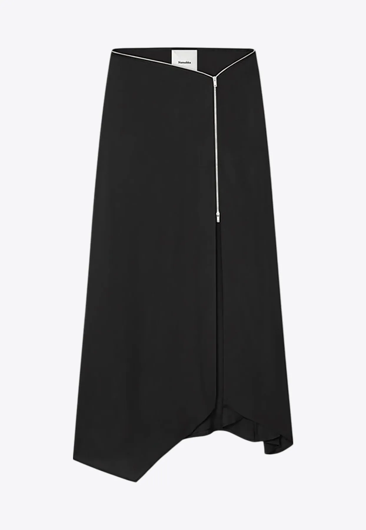 Zella Georgette Asymmetric Midi Skirt